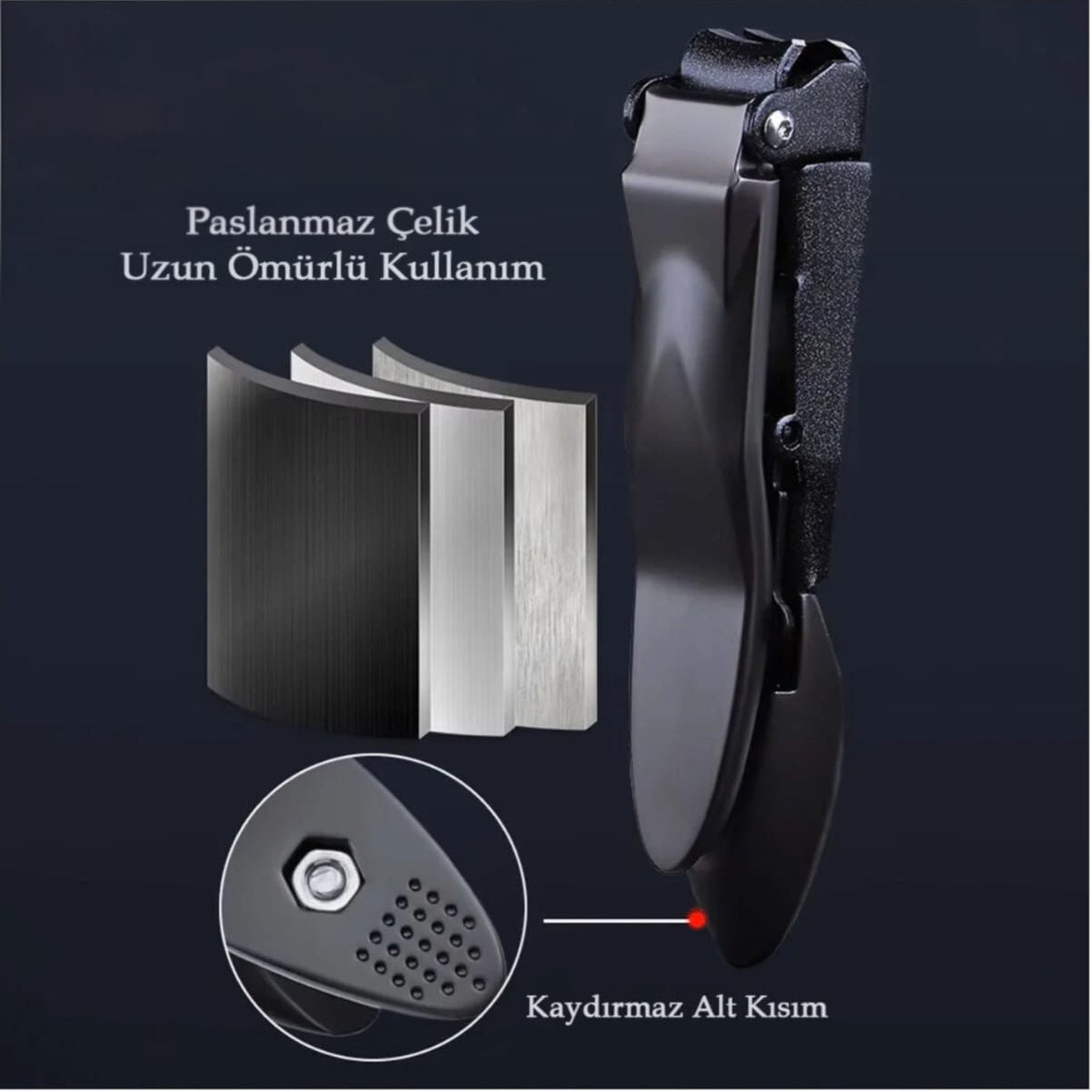 İNVOKERLİFE HAZNELİ TIRNAK MAKASI